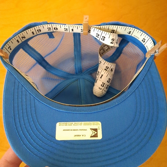 Damaged Vintage 1980s K-Brand Shell Rotella T Blue Trucker Hat Snapback Cap - Picture 11 of 12